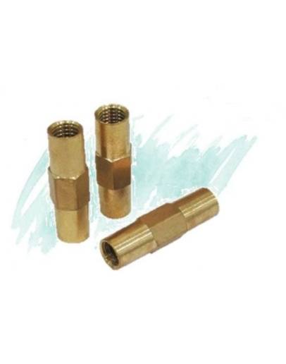 5/8" X 70MM COPPER HEXAGON COUPLING [INDIA]